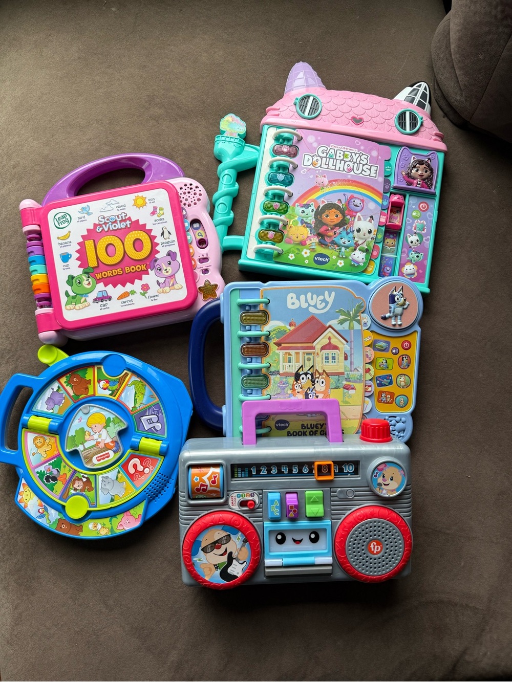 Interactive Storybook & Assorted Kids Learning Toys - Bluey, Gabby dollhouse